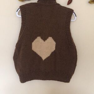 Handmade heart vest